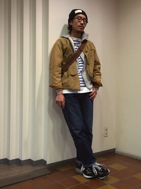 「アイテム（その他アウター）」を使った、HiRo.さん（メンズ・161cm・20代）の春コーディネート
