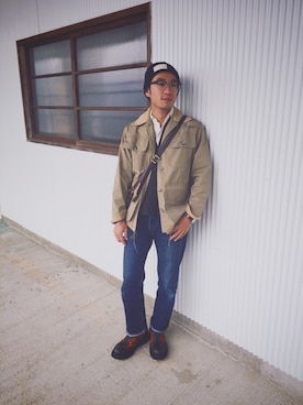 「アイテム（その他アウター）」を使った、HiRo.さん（メンズ・161cm・20代）の秋コーディネート