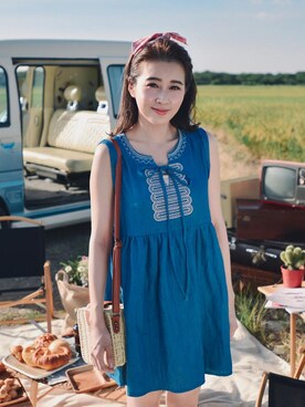 「BAG」｜QUEEN SHOPさん（レディース・155cm）の夏コーディネート