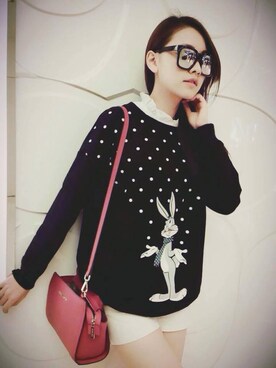 「QUEEN SHOP（クイーンショップ）のアイテム」を使った、QUEEN SHOPさん（レディース・160cm）の秋コーディネート