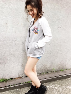 「QUEEN SHOP（クイーンショップ）のアイテム」を使った、QUEEN SHOPさん（レディース・155cm）の冬コーディネート