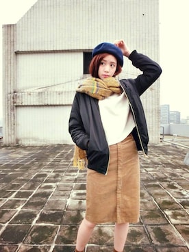 「QUEEN SHOP（クイーンショップ）のアイテム」を使った、QUEEN SHOPさん（レディース・162cm）の冬コーディネート