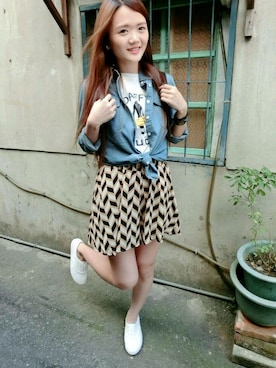 「QUEEN SHOP（クイーンショップ）のアイテム」を使った、QUEEN SHOPさん（レディース・160cm）の春コーディネート