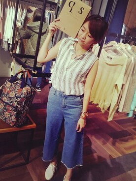 「QUEEN SHOP（クイーンショップ）のアイテム」を使った、QUEEN SHOPさん（レディース・160cm）の春コーディネート