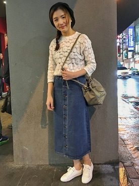 「QUEEN SHOP（クイーンショップ）のアイテム」を使った、QUEEN SHOPさん（レディース・160cm）の春コーディネート