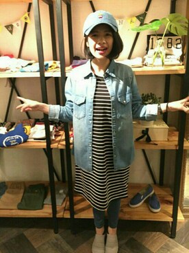 「新竹」｜QUEEN SHOPさん（レディース・160cm）の春コーディネート