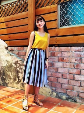 「QUEEN SHOP（クイーンショップ）のアイテム」を使った、QUEEN SHOPさん（レディース・164cm）の夏コーディネート