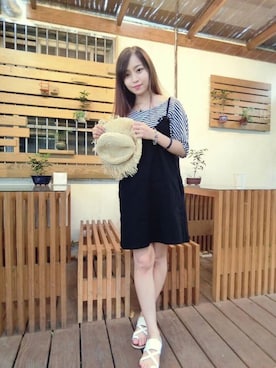 「QUEEN SHOP（クイーンショップ）のアイテム」を使った、QUEEN SHOPさん（レディース・165cm）の夏コーディネート