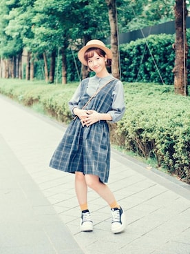 「QUEEN SHOP（クイーンショップ）のアイテム」を使った、QUEEN SHOPさん（レディース・163cm）の秋コーディネート