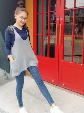 「QUEEN SHOP（クイーンショップ）のアイテム」を使った、QUEEN SHOPさん（レディース・164cm）の秋コーディネート