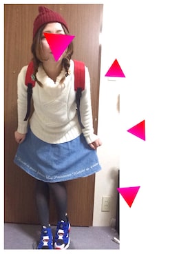 「ハイテクスニーカー」｜さえぽんさん（レディース・153cm・20代）の冬コーディネート