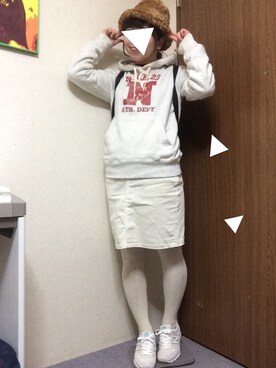 「ZOO（ズー）のアイテム」を使った、さえぽんさん（レディース・153cm）の冬コーディネート