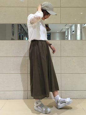 rina.yさん（レディース・160cm）の春コーディネート