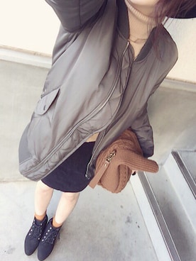 「Dosch（ドスチ）のアイテム（帽子）」を使った、haruka ˙ᴥ˙さん（レディース・158cm）の秋コーディネート