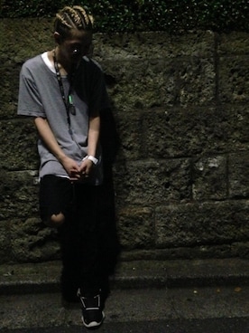 「撮影」｜「アイテム（アクセサリー）」を使った、吉原純也さん（メンズ・175cm）の夏コーディネート