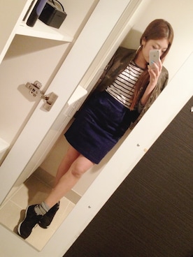 「URBAN RESEARCH ROSSO WOMEN（アーバンリサーチ　ロッソ）のアイテム（ブルゾン）」を使った、kasumi さん（レディース・163cm）の春コーディネート