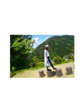 「マキシ」｜「アイテム（その他）」を使った、kasumi さん（レディース・163cm）の春コーディネート