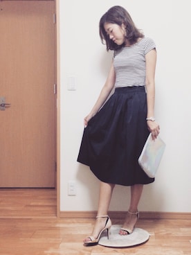 kasumi さん（レディース・163cm）の夏コーディネート