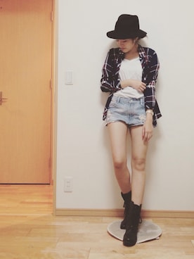 「Rails（レイルズ）のアイテム（トップス）」を使った、kasumi さん（レディース・163cm）の秋コーディネート