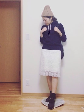 「DRWCYS（ドロシーズ）のアイテム（アクセサリー）」を使った、kasumi さん（レディース・163cm）の秋コーディネート