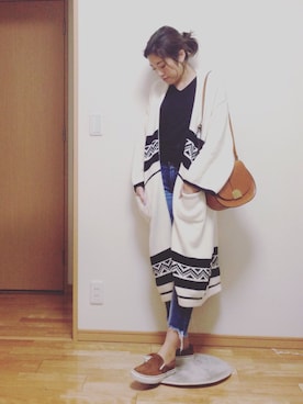 「UNITED ARROWS（ユナイテッドアローズ）のアイテム（ピアス（両耳用））」を使った、kasumi さん（レディース・163cm）の冬コーディネート