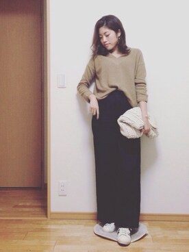 「JET（ジェット）のアイテム（トップス）」を使った、kasumi さん（レディース・163cm）の冬コーディネート