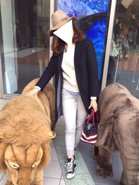 kasumi さん（レディース・163cm）の冬コーディネート