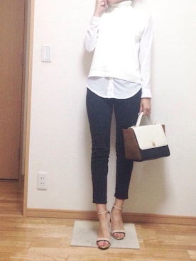 「ROBERTA GANDOLFI（ロベルタガンドルフィ）のアイテム」を使った、kasumi さん（レディース・163cm）の春コーディネート