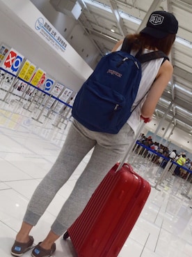 「アイテム（バングル/リストバンド）」を使った、kasumi さん（レディース・163cm・20代）の夏コーディネート