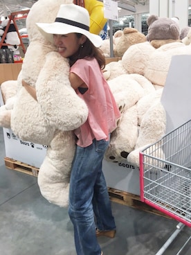 「SMELLY（スメリー）のアイテム（ピアス（両耳用））」を使った、kasumi さん（レディース・163cm）の夏コーディネート