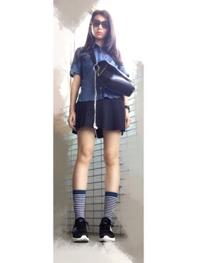 121さん（レディース・162cm）の夏コーディネート