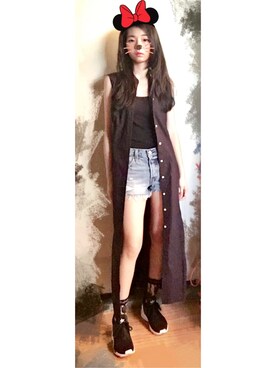 121さん（レディース・162cm）の夏コーディネート