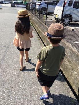 emi_mitoさん（キッズ・110cm）の夏コーディネート