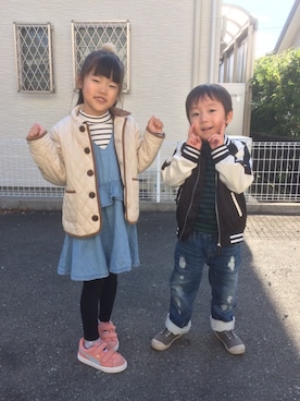 emi_mitoさん（キッズ・110cm）の秋コーディネート