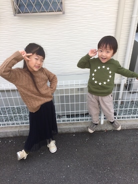 emi_mitoさん（キッズ・110cm）の冬コーディネート