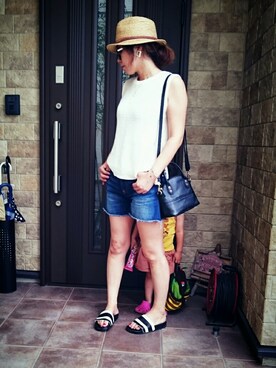 アイさん（レディース・160cm）の夏コーディネート