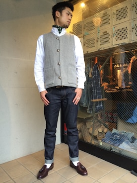 「rag & bone（ラグアンドボーン）のアイテム（その他）」を使った、永島秀都さん（メンズ・178cm）の春コーディネート