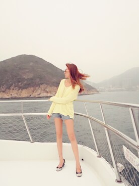 「summer style」｜「アイテム（パンプス）」を使った、Cady Lamさん（レディース・170cm）の春コーディネート