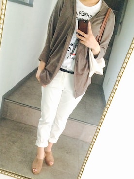 「OPAQUE（オペーク）のアイテム（シューズ）」を使った、SAKIHさん（レディース・153cm）の冬コーディネート