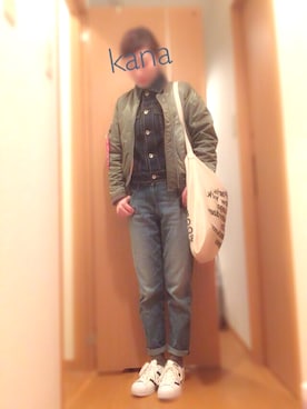 Kanaさん（レディース・160cm）の冬コーディネート