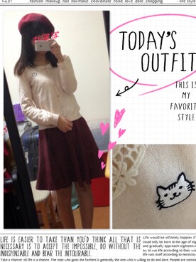 かぽぽさん（レディース・163cm）の冬コーディネート