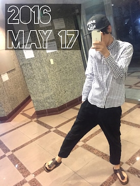tomさん(メンズ・178cm)の春コーディネート
