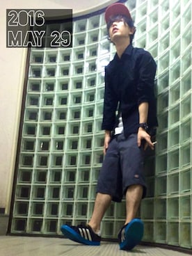 tomさん（メンズ・178cm）の春コーディネート