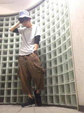 「mercibeaucoup,（メルシーボークー）のアイテム（腕時計）」を使った、tomさん（メンズ・178cm）の夏コーディネート