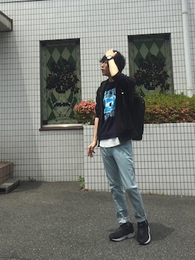 「mercibeaucoup,（メルシーボークー）のアイテム（腕時計）」を使った、tomさん（メンズ・178cm）の夏コーディネート