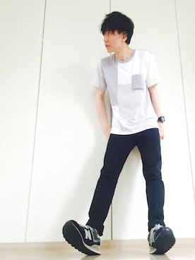 「mercibeaucoup,（メルシーボークー）のアイテム（腕時計）」を使った、tomさん（メンズ・178cm）の夏コーディネート