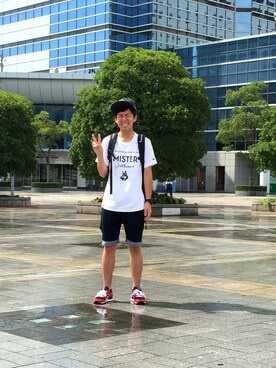 めそさん（メンズ・168cm）の夏コーディネート