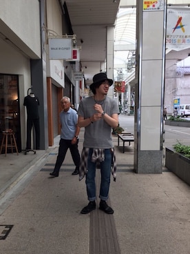  遠藤さん（メンズ・176cm）の夏コーディネート