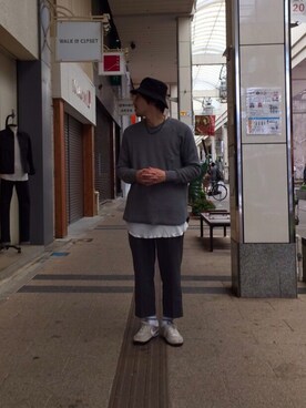 遠藤さん(メンズ・176cm)の夏コーディネート