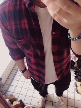 シマさん（メンズ・151cm）の秋コーディネート